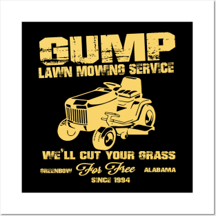 Gump Lawn Mowing Service Since 1994 Posters and Art